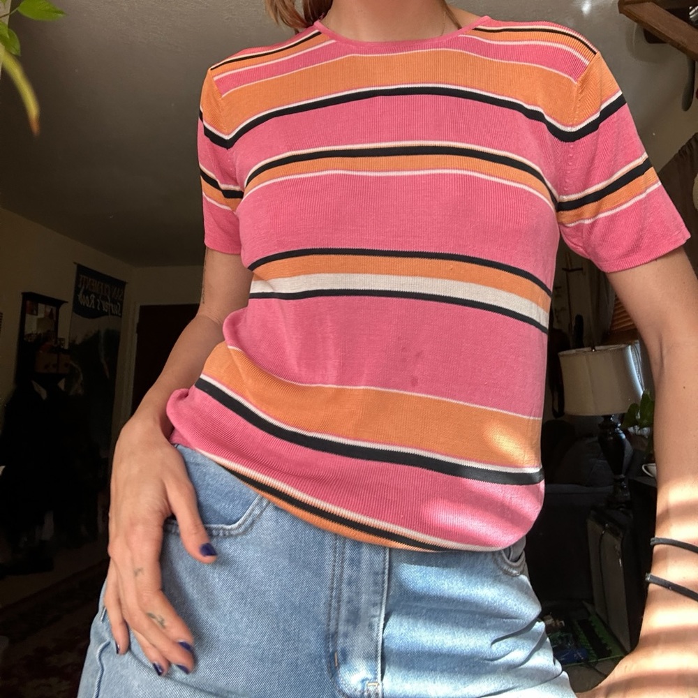 Valerie Steven’s 100% silk shirt